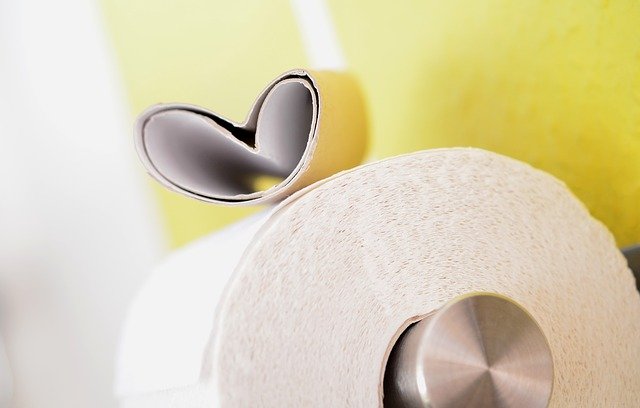 Unparf�miertes Toilettenpapier bei H�morrhoiden